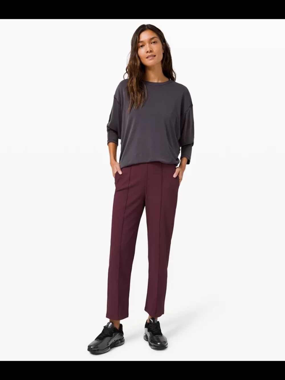 Lululemon Urban Strides Super High-Rise Pant 25" in Cassis